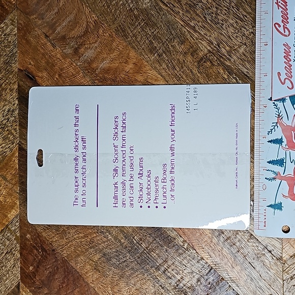 Hallmark Silly Scents scratch n sniff Trucks Tractors sealed sticker sheet - Picture 6 of 7